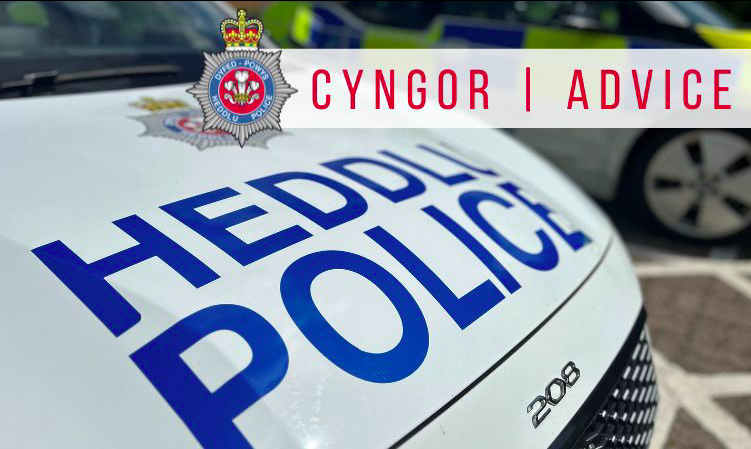 Dyfed-Powys Police advice stock image