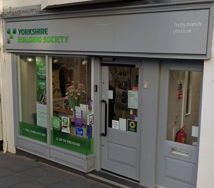 Yorkshire Building Society in Tenby
