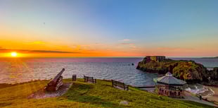 Slideshow: Scenes of Easter sunrise in Tenby 