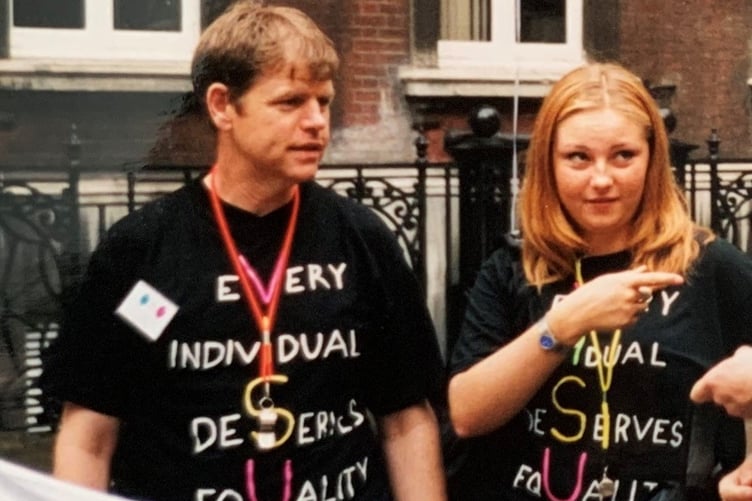Kate Boddy with Richard Boddy