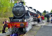 Photo reel: Iconic steam locomotive visits Pembrokeshire