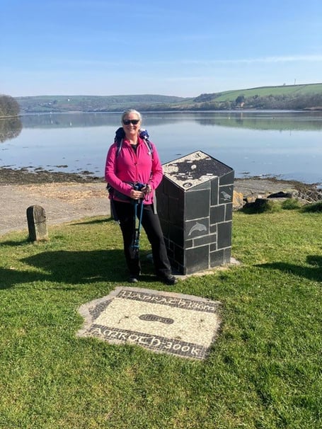 Alison Jones walked the Pembrokeshire Coast Path for Guide Dogs