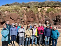 Tenby Steps2Health walking club April round-up