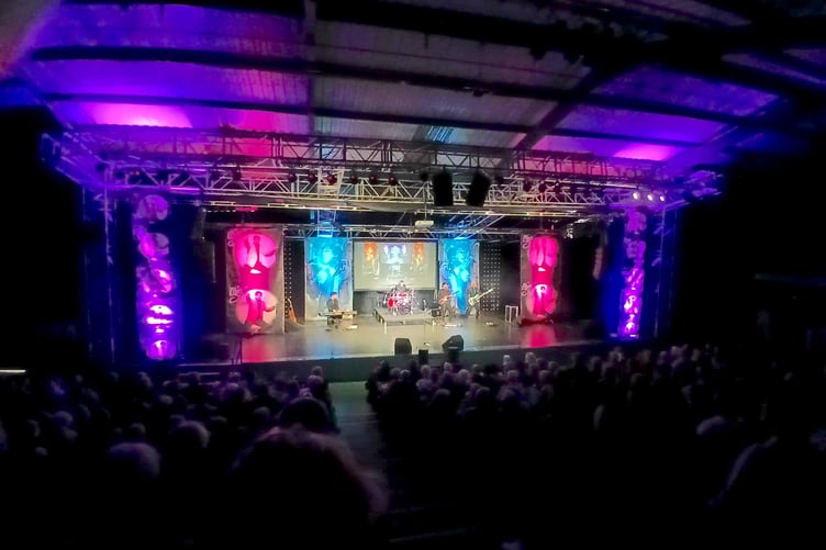 An audience of around 230 greatly appreciated the performance by Rebel Dean as Shaky in The Shakin' Stevens Story at Folly Farm on Friday, April 25.