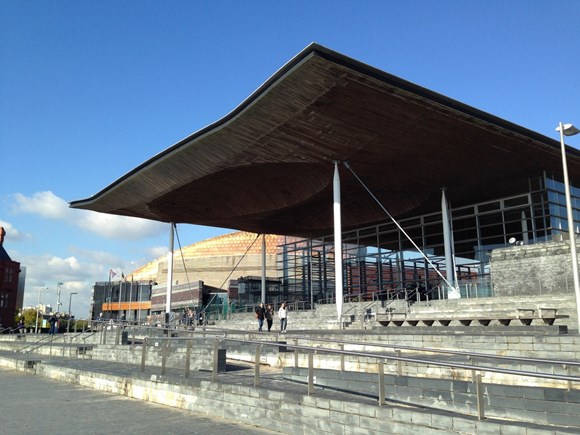 Senedd steps