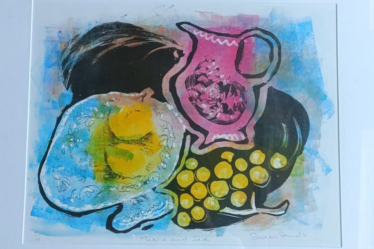 Taste and See -lithograph by Susan Sands