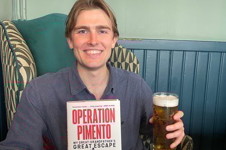 Pembrokeshire author Adam Hart has written for The Times and Telegraph, appeared on the Antiques Roadshow and ITV Evening News and has spoken on Radio 4 and Times Radio. Operation Pimento is his first book.