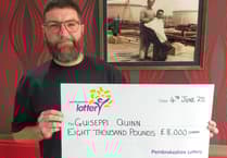 Pembrokeshire Lottery £8k winner’s family ‘already dreaming of helping him spend it’!