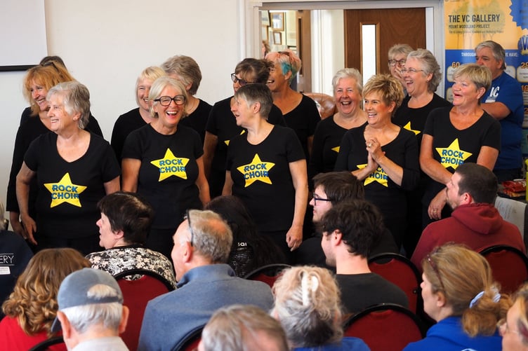Rock Choir provided entertainment at the VC Gallery Volunteer Awards on June 4