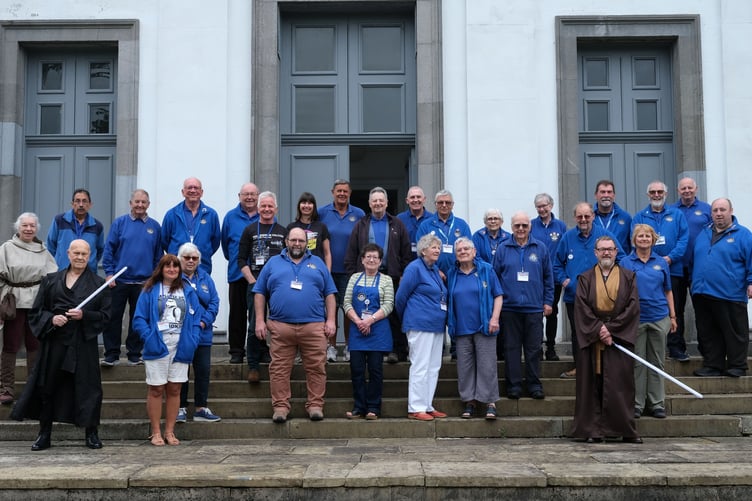Pembroke Dock Heritage Centre volunteers, pictured at the 2025 Falcon Fun Day