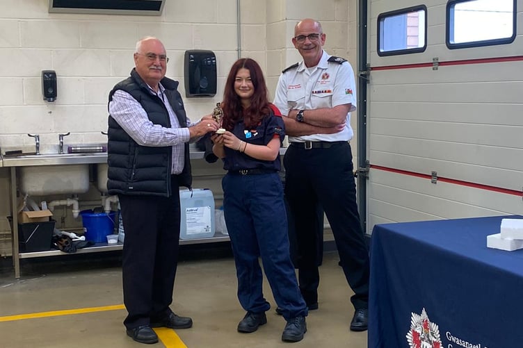 Passing out at Amman Valley Fire Station