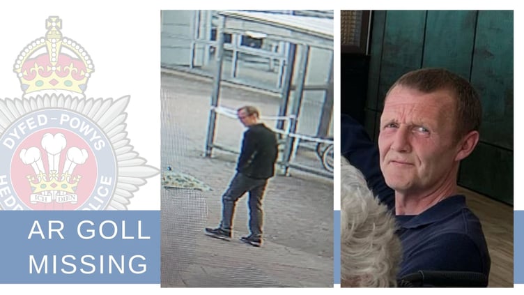 Gareth is 52, and described as around 5ft 5in tall, of slim build, with brown hair. He is believed to be wearing a black top and trousers, and might be wearing black reading glasses.