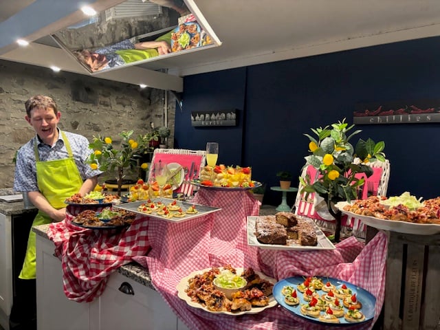 Demonstration at Gareth’s Kitchen, Lampeter