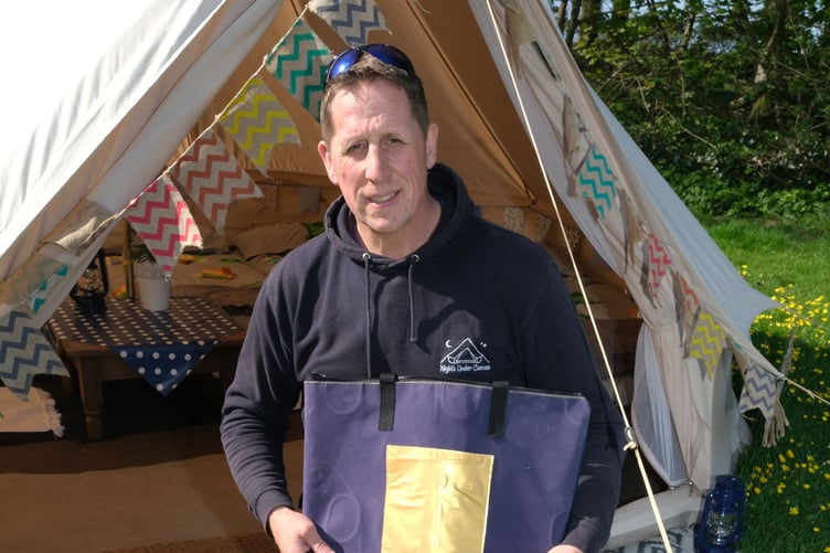 Nights Under Canvas - upcycling with Ecoast and Recycling Rachel