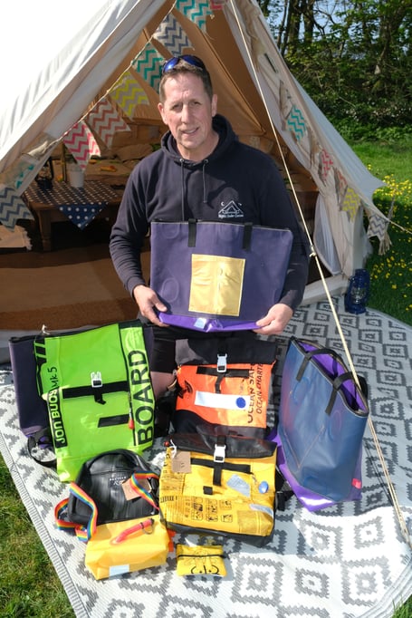 Nights Under Canvas - upcycling with Ecoast and Recycling Rachel
