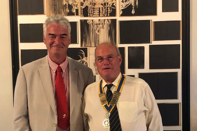 Narberth and Whitland Rotary president’s handover