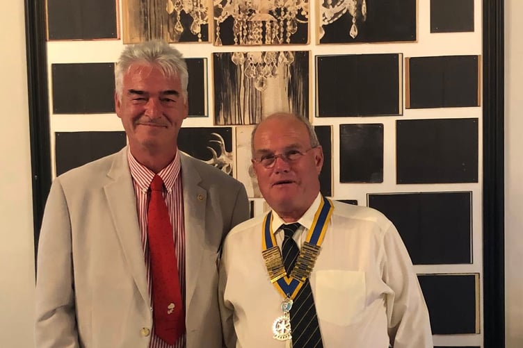 Narberth and Whitland Rotary president’s handover