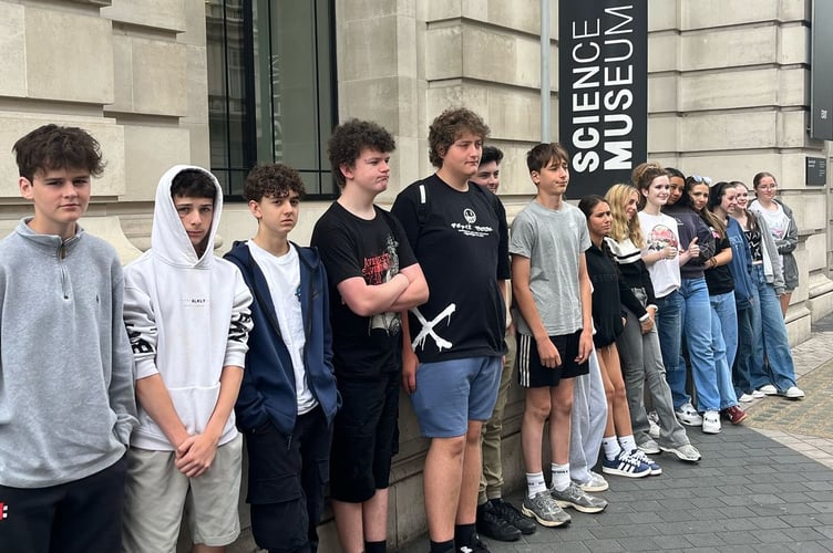 Greenhill students at the Science Museum in London