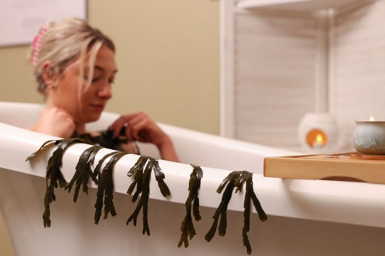 Seaweed bath at The Well Spa, Bluestone