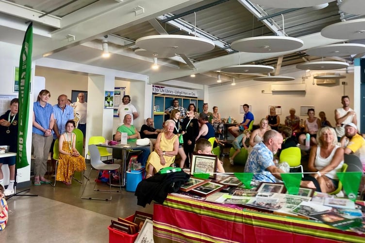 Gathered at 50th anniversary gala, Tenby Dolphins
