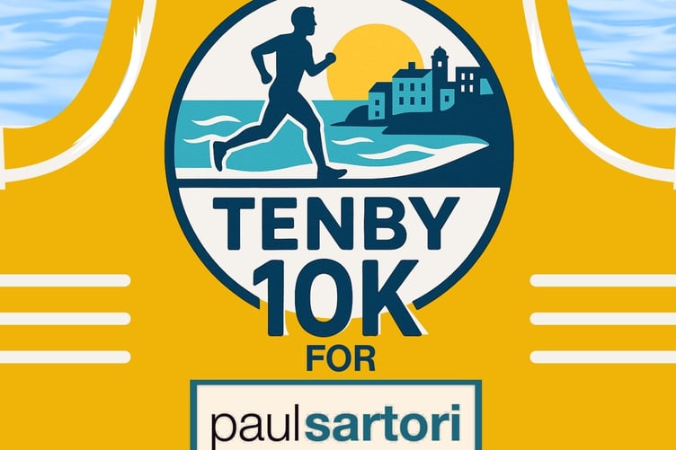 Tenby 10K poster
