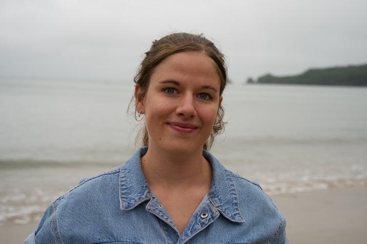 Filmmaker Emily Batty at Saundersfoot