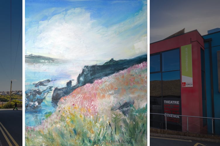 Abereiddy painting by Emma Bowen / Torch Theatre