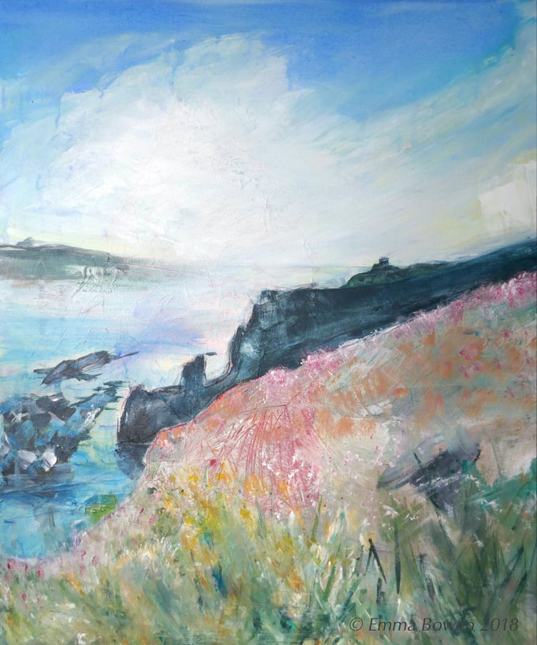 Abereiddy painting by Emma Bowen / Torch Theatre