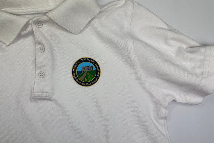 Manorbier CIW Primary School Final Iron-On Logo Design Polo