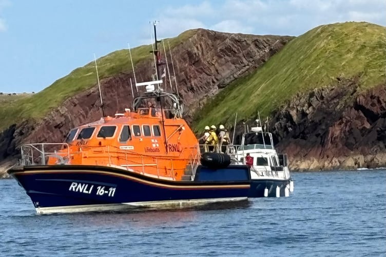 Angle RNLI lifeboat