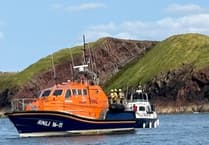Angle Lifeboat rescues stranded motorboat