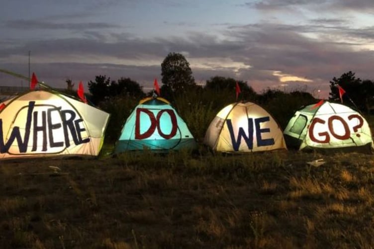 Homeless- tents - campaign image