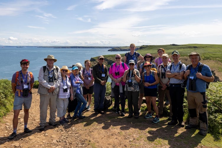 Manx Sheerwater - Volunteers on Skomer
