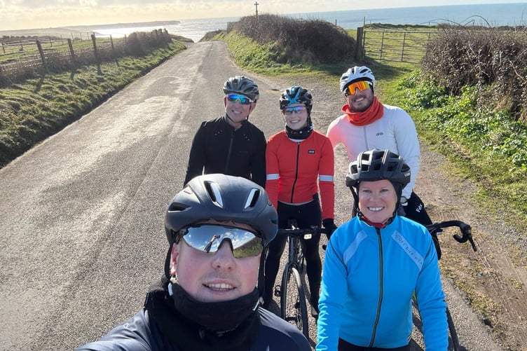 Chris and Lana Brace and family are preparing to compete together in Ironman Wales 2025