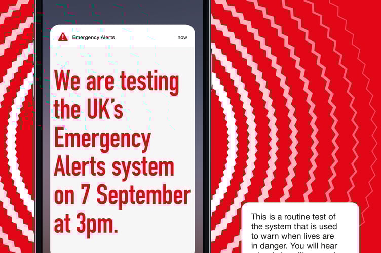 UK Government Emergency Alert system will sound on 7 September, 2025.