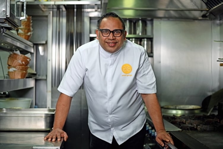 Anand George, chef patron of the Purple Poppadom.