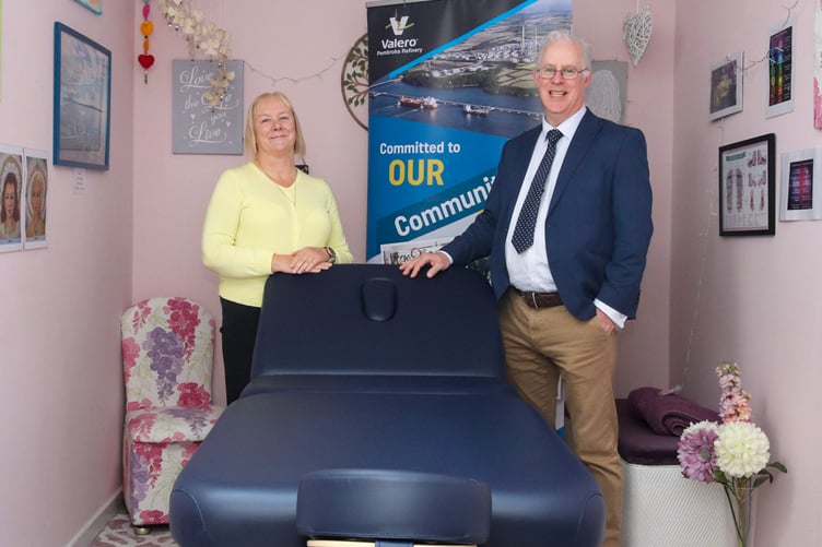 Pembs Cancer Support Massage Table donation