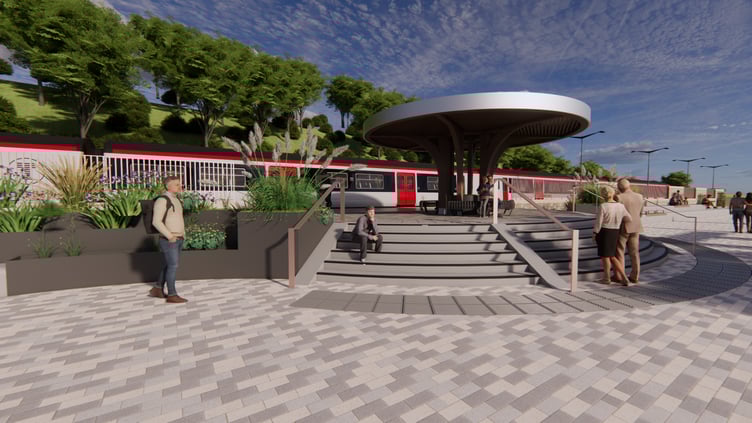 Representation of Milford Haven Public Transport Interchange