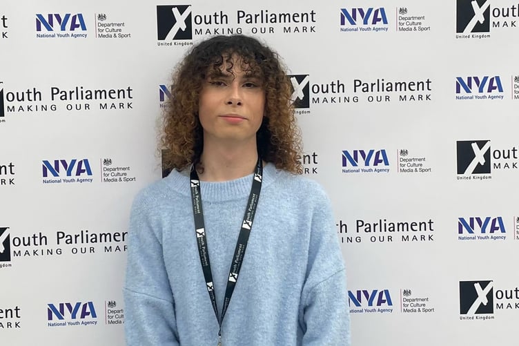 Evie Somers at UK Youth Parliament Select Committee, London