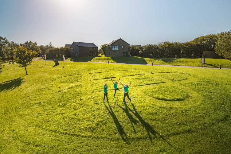 Pupils from Golden Grove Community School in Pembroke visited the resort to learn what it means to be fully fossil fuel free
