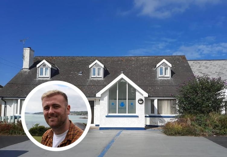 Shalom House Hospice. Inset: Cllr Joshua Beynon