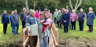 Redberth Bridge reopens after community effort