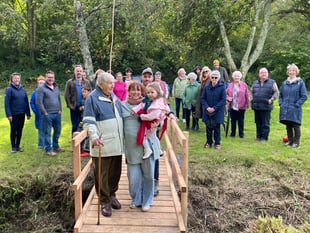 Redberth Bridge reopens after community effort