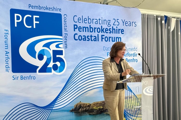 Wales First Minister Eluned Morgan at PCF’s milestone celebration in Haverfordwest