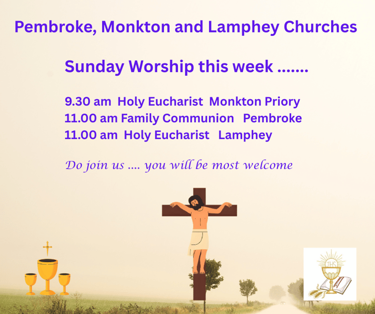 Pembroke, Monkton and Lamphey Churches - Week 2