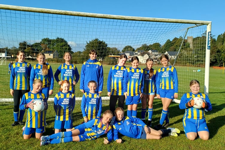 Kilgetty AFC U13s Girls - Fairtrade Fortnight