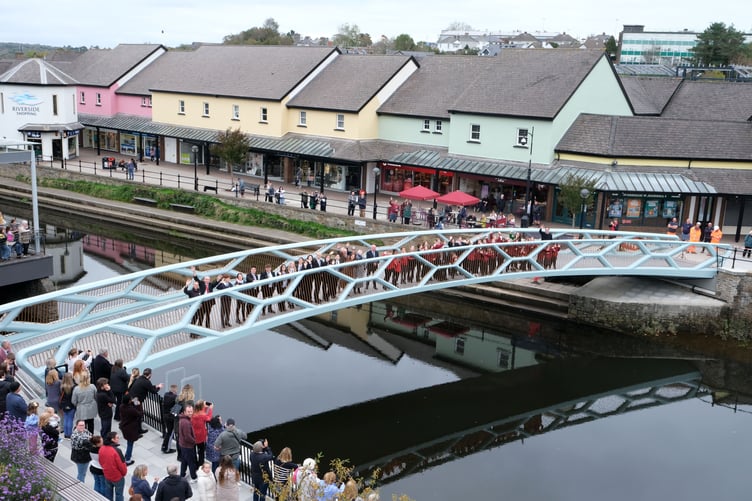 The Signature Bridge opening ceremony at Haverfordwest