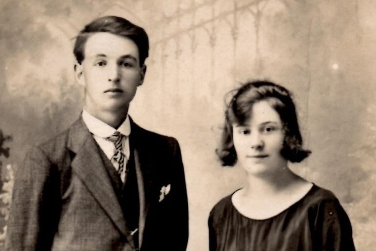 A young Gruff and Patti Thomas