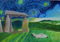 Milford pupils exhibit art at Torch Theatre