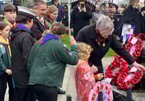 VIDEOS: Pembroke Dock honours armed forces in moving Remembrance event